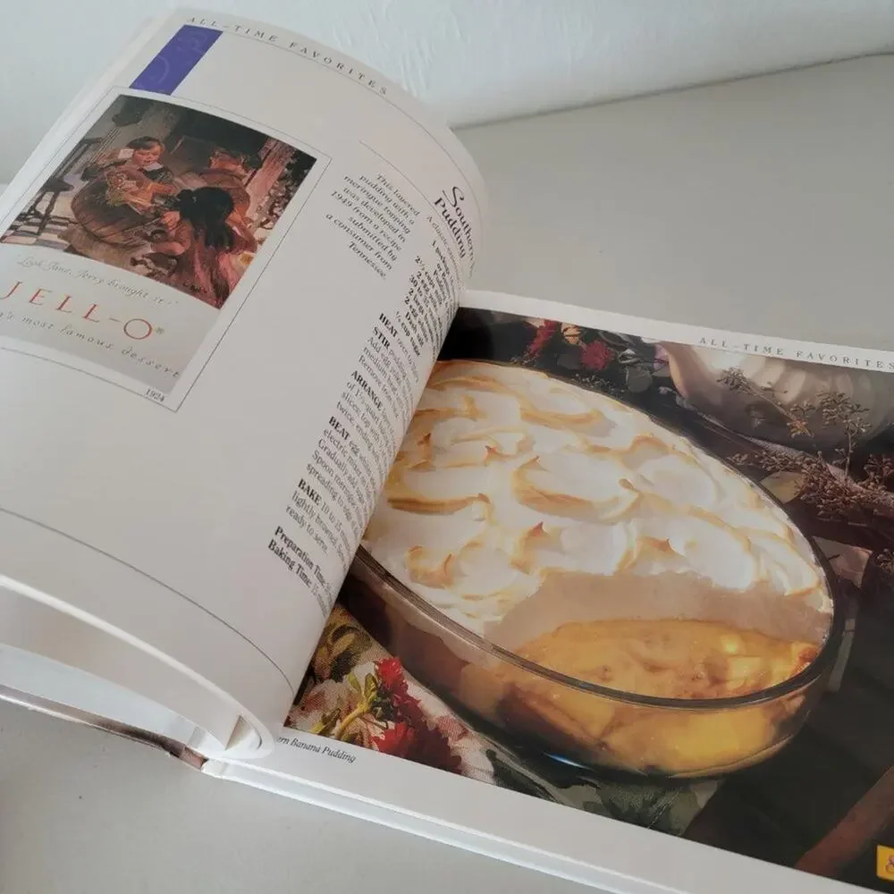 Jell-O Celebrating 100 Years Recipe Book 1997 Vintage Cookbook Hardcover Dessert